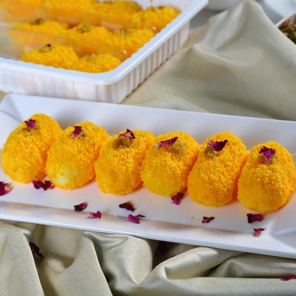 Kesar Khoya Cham Cham | Amba Foods | Indian Sweets | Indian Snacks | Indian Festival Sweets | Diwali Sweets | Dusshera Sweets